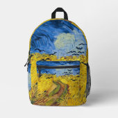 Vincent van Gogh - Wheatfield mit Crows Bedruckter Rucksack (Vorderseite)