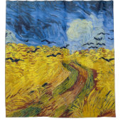 Vincent van Gogh - Wheatfield mit Crows Duschvorhang (Vorderseite)
