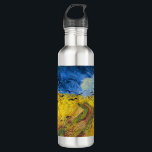 Vincent van Gogh - Wheatfield mit Crows Edelstahlflasche<br><div class="desc">Feld mit Krähen / Champ de ble aux corbeaux - Vincent van Gogh,  1890 in Auvers-sur-Oise</div>