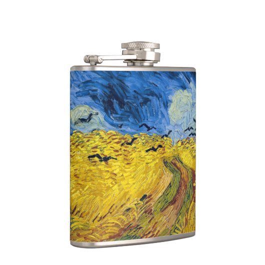 Vincent van Gogh - Wheatfield mit Crows Flachmann (Rechts)