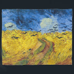Vincent van Gogh - Wheatfield mit Crows Fleecedecke<br><div class="desc">Feld mit Krähen / Champ de ble aux corbeaux - Vincent van Gogh,  1890 in Auvers-sur-Oise</div>
