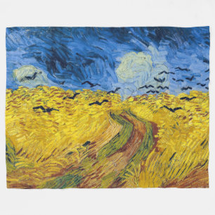 Vincent van Gogh - Wheatfield mit Crows Fleecedecke