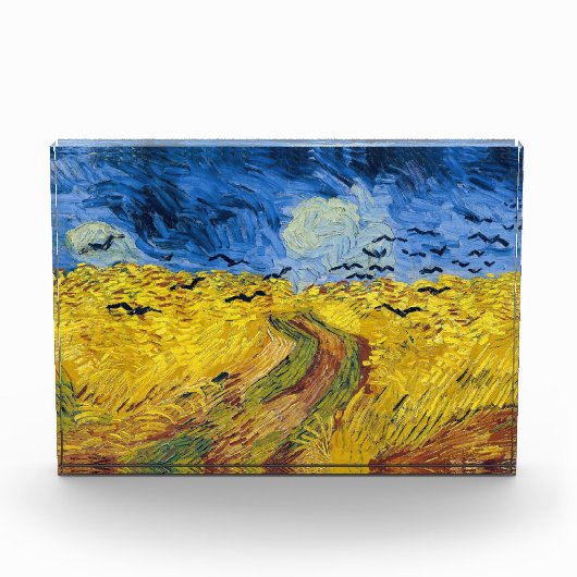 Vincent van Gogh - Wheatfield mit Crows Fotoblock (Vorderseite)