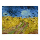 Vincent van Gogh - Wheatfield mit Crows Fotodruck (Vorne)