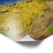 Vincent van Gogh - Wheatfield mit Crows Fotodruck (Ecke)