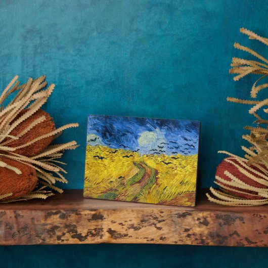 Vincent van Gogh - Wheatfield mit Crows Fotoplatte (Seite)