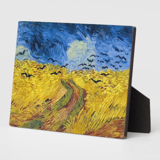 Vincent van Gogh - Wheatfield mit Crows Fotoplatte (Seite)