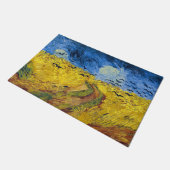 Vincent van Gogh - Wheatfield mit Crows Fußmatte (Schrägansicht)