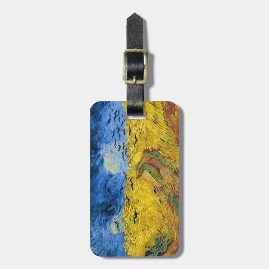 Vincent van Gogh - Wheatfield mit Crows Gepäckanhänger (Vorderseite vertikal)
