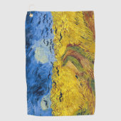Vincent van Gogh - Wheatfield mit Crows Golfhandtuch (Vorderseite)