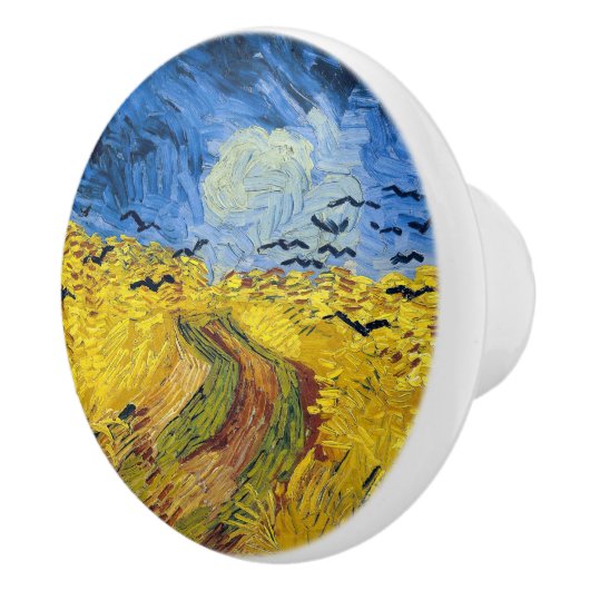 Vincent van Gogh - Wheatfield mit Crows Keramikknauf (Rechts)