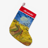 Vincent van Gogh - Wheatfield mit Crows Kleiner Weihnachtsstrumpf (Vorderansicht (hängend))