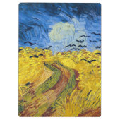 Vincent van Gogh - Wheatfield mit Crows Klemmbrett (Rückseite)