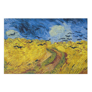 Vincent van Gogh - Wheatfield mit Crows Künstlicher Leinwanddruck