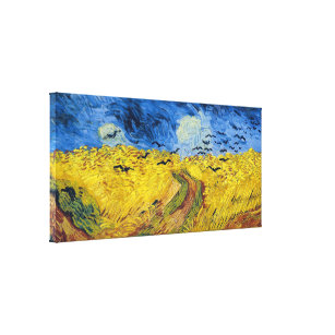 Vincent van Gogh - Wheatfield mit Crows Leinwanddruck