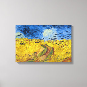 Vincent van Gogh - Wheatfield mit Crows Leinwanddruck