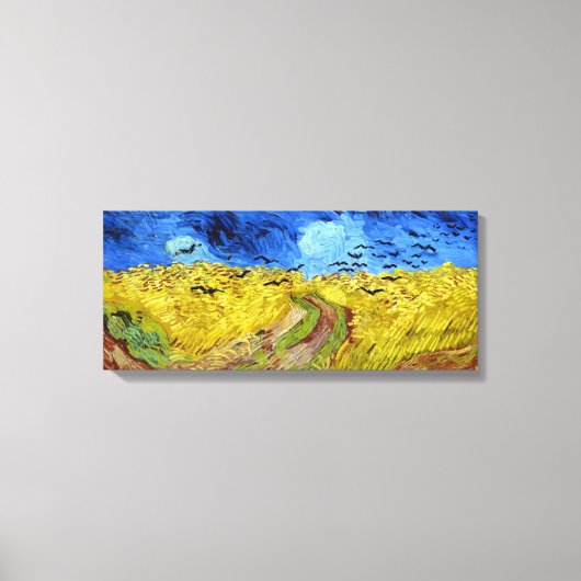 Vincent van Gogh Wheatfield mit Crows Leinwanddruck (Vorderseite)