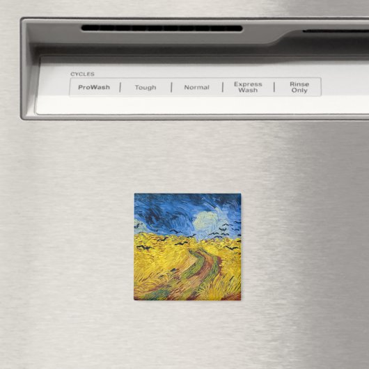 Vincent van Gogh - Wheatfield mit Crows Magnet (In Situ (Geschirrspüler))