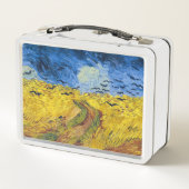 Vincent van Gogh - Wheatfield mit Crows Metall Brotdose (Rückseite)