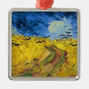 Vincent van Gogh - Wheatfield mit Crows Ornament Aus Metall