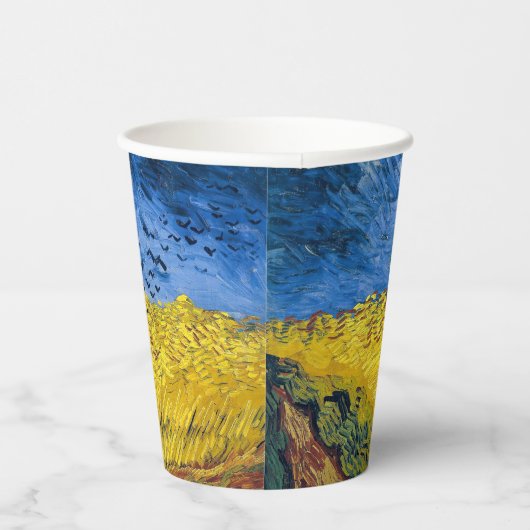 Vincent van Gogh - Wheatfield mit Crows Pappbecher (Rechts)