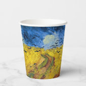 Vincent van Gogh - Wheatfield mit Crows Pappbecher (Rückseite)