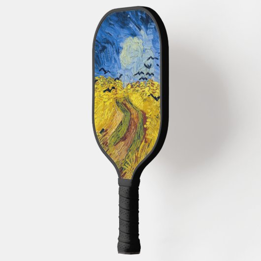 Vincent van Gogh - Wheatfield mit Crows Pickleball Schläger (Links)