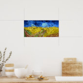 Vincent van Gogh Wheatfield mit Crows Poster (Küche)