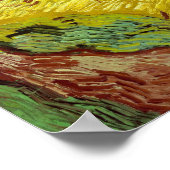 Vincent van Gogh Wheatfield mit Crows Poster (Ecke)