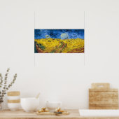 Vincent van Gogh - Wheatfield mit Crows Poster (Küche)
