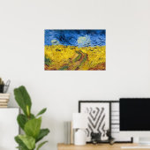 Vincent van Gogh - Wheatfield mit Crows Poster (Heimbüro)