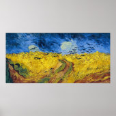 Vincent van Gogh - Wheatfield mit Crows Poster (Vorne)