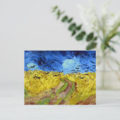 Vincent van Gogh Wheatfield mit Crows Postkarte (Stehend Vorderseite)