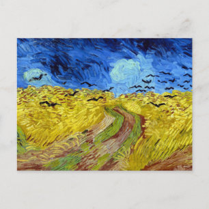 Vincent van Gogh Wheatfield mit Crows Postkarte