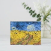 Vincent van Gogh - Wheatfield mit Crows Postkarte (Stehend Vorderseite)
