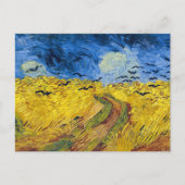 Vincent van Gogh - Wheatfield mit Crows Postkarte (Vorderseite)