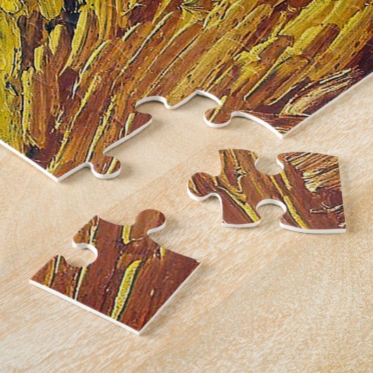 Vincent van Gogh - Wheatfield mit Crows Puzzle (Seite)