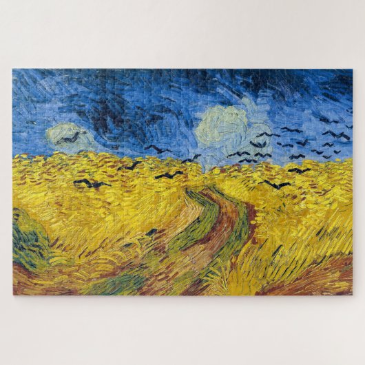 Vincent van Gogh - Wheatfield mit Crows Puzzle (Horizontal)