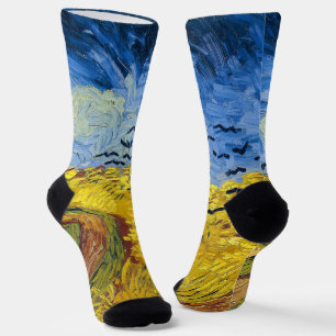 Vincent van Gogh - Wheatfield mit Crows Socken