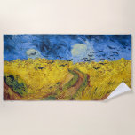 Vincent van Gogh - Wheatfield mit Crows Strandtuch<br><div class="desc">Feld mit Krähen / Champ de ble aux corbeaux - Vincent van Gogh,  1890 in Auvers-sur-Oise</div>