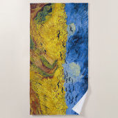 Vincent van Gogh - Wheatfield mit Crows Strandtuch (Vorderseite)