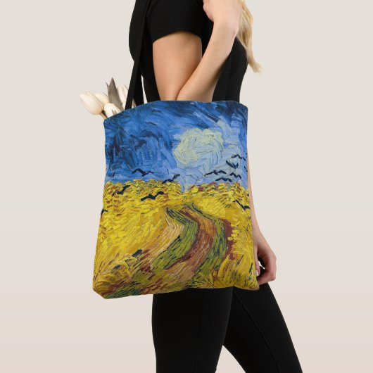 Vincent van Gogh - Wheatfield mit Crows Tasche (Von Nahem)
