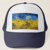 Vincent van Gogh - Wheatfield mit Crows Truckerkappe (Vorderseite)
