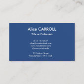 Vincent van Gogh - Wheatfield mit Crows Visitenkarte (Rückseite)