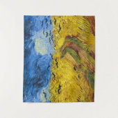 Vincent van Gogh - Wheatfield mit Crows Wandteppich (Vorderseite)