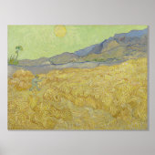 Vincent Van Gogh, Wheatfield mit einem Sensenmann Foliendrucke (Vorderseite)