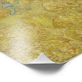 Vincent van Gogh - Wheatfield mit einem Sensenmann Fotodruck (Ecke)