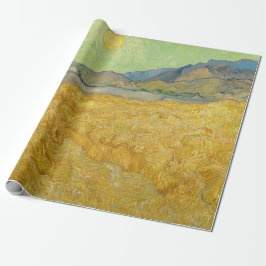 Vincent van Gogh - Wheatfield mit einem Sensenmann Geschenkpapier
