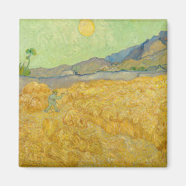 Vincent van Gogh - Wheatfield mit einem Sensenmann Magnet