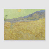 Vincent Van Gogh, Wheatfield mit einem Sensenmann Magneteinladung (Vorderseite)
